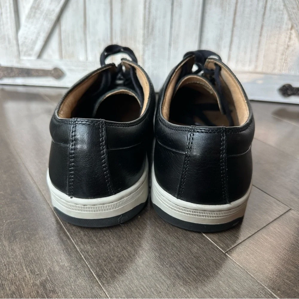 GH BASS &‎ Co Men's Black Leather Sneaker Dress Casual Size 10M